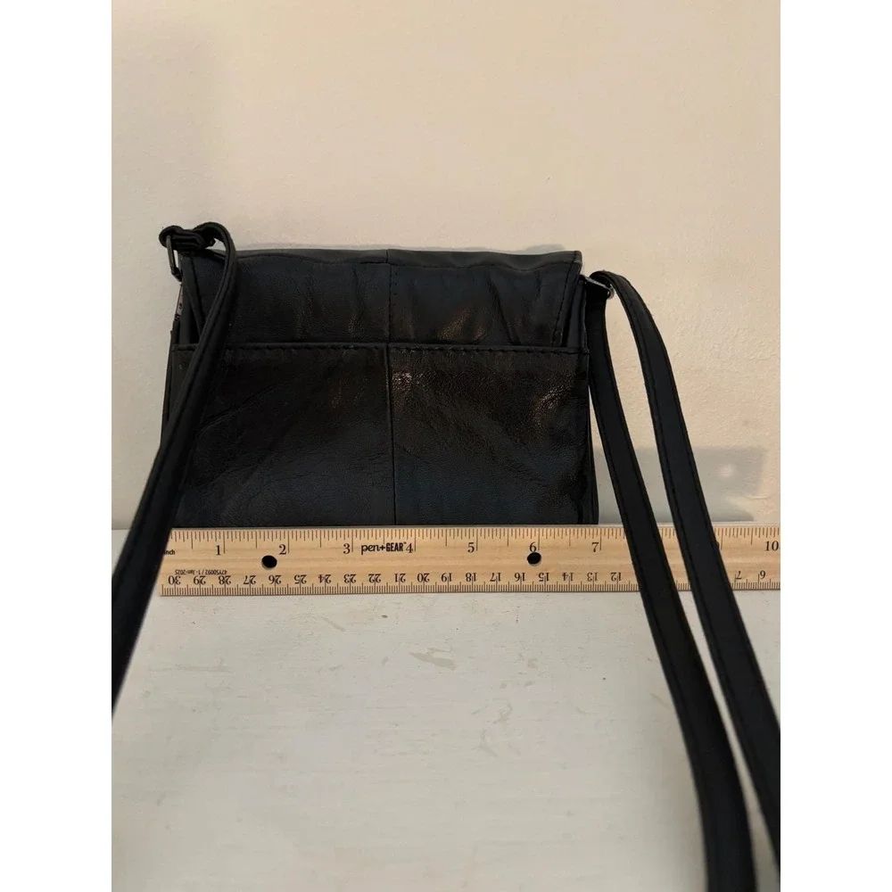 Crossbody Organizer Bag‎ Women Small Black Good Y2K Minimalist MultiPocket